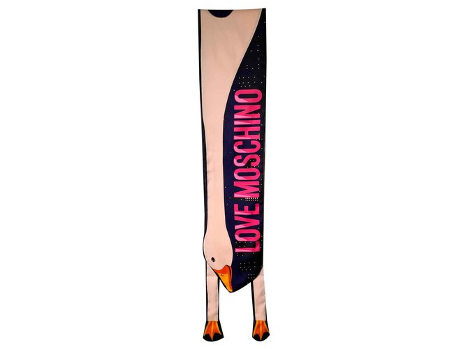 Love Moschino Silk scarves Multiple colors  ref.127334